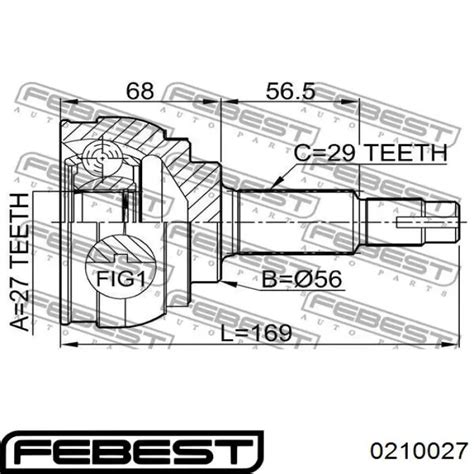 Febest Junta Homocin Tica Exterior Delantera