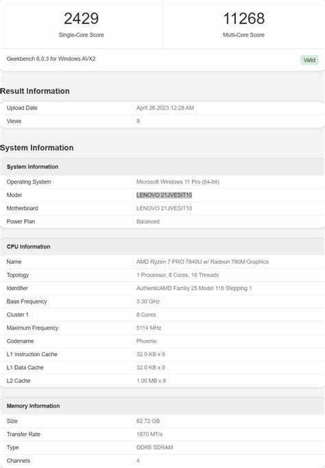 AMD Ryzen 7 7840U 15W APU Benchmarks Show Core i9-12900 Single-Core ...