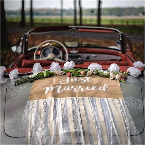 The Vintage Wedding Car Decoration Kit - Etsy