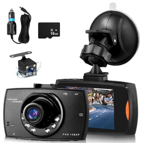 1080P Full HD Driving Recorder With 16G TF Card Captures Clear Images ...