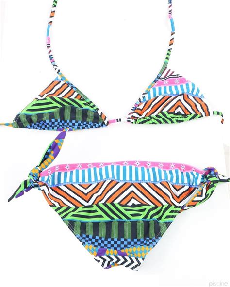 Bikini Multicolore Pamela De Beaumane La Piscine Paris Outlet Store