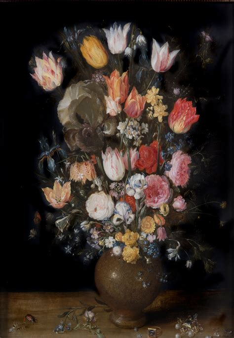 6 Flowers In A Stoneware Vase By Jan Brueghel The Elder St Johns