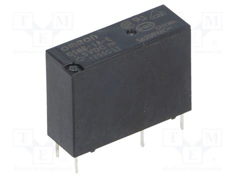 G5NB-1A-E 5VDC OMRON OCB - Relay: electromagnetic | SPST-NO; Ucoil ...
