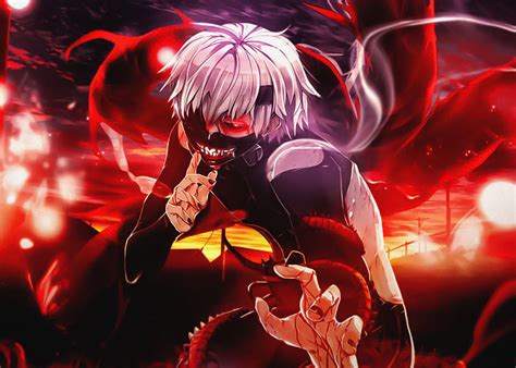 Kaneki Ken Fight Digital Art By Michael Anime