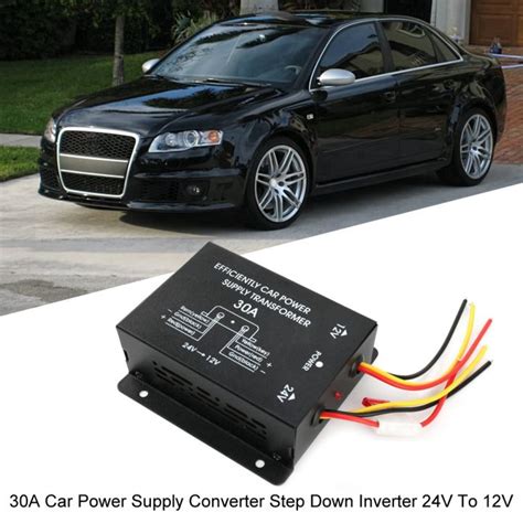 30A Car Power Supply Converter Step Down Inverter 24V To 12V Lazada