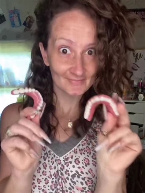 Toothless Mum Shows Off Incredible False Teeth Transformation Photos