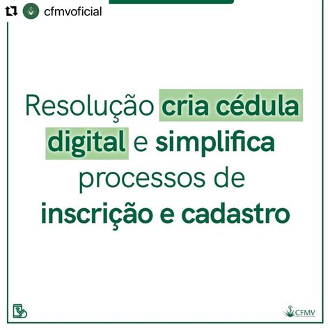 Resolução cria cédula digital e simplifica processos de inscrição e