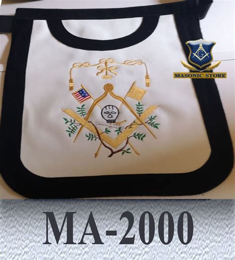 Masonic George Washingtons Apron Design Ma 2000 Etsy