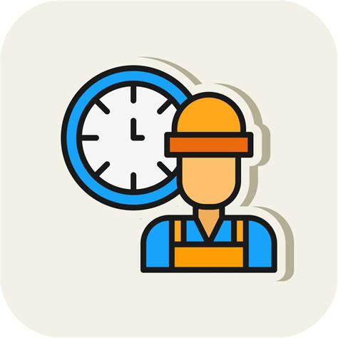 Working Hours Vector Icon Design Vector Art At Vecteezy