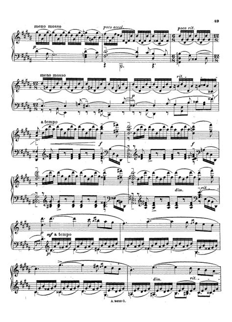 Op 32 No 12 Prelude In G Sharp Minor Free Sheet Music By Rachmaninoff