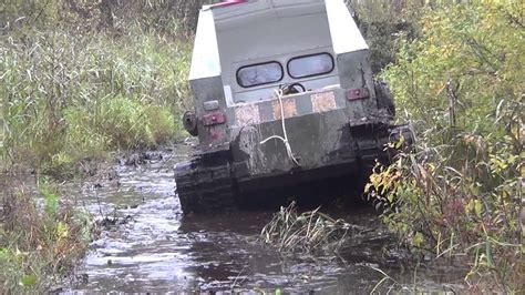 самодельный гусеничный вездеход - YouTube