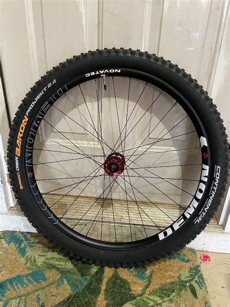 Novatec Demon Rim With Spank Hex Hub Der Baron Tire For Sale