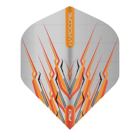 Red Dragon Peter Wright Snakebite Hardcore Mohawk Orange Dart Flights 3 Sets Per Pack 9