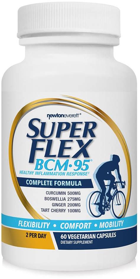 SUPERFLEX-BCM.95 with Curcumin BCM-95 Turmeric Extract 60 Vegetarian ...