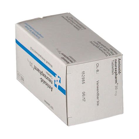 Amioxid Neuraxpharm 30 Mg 100 St Mit Dem E Rezept Kaufen Shop Apotheke