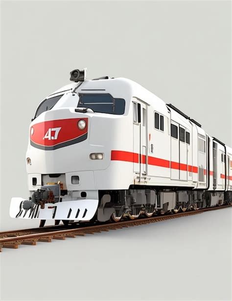 Premium Photo 3d Train Illustration