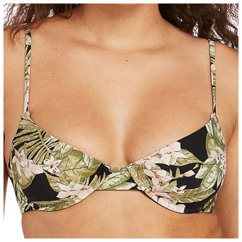 Volcom Midnight Tropic Uwire Bikini Top Women S Buy Online