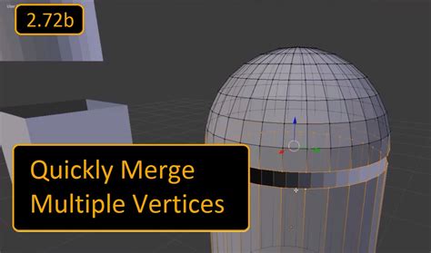 Blender Tutorial Quickly Merge Multiple Vertices 2 72b YouTube