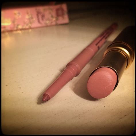 Too Faced Lipstick And Lipliner In Naked Dolly And Perfectly Nude Too