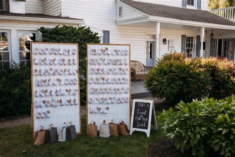 Framed Favor Display Panels Harper Co Weddings