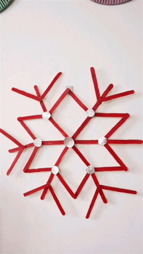 DIY Snowflake Christmas Craft