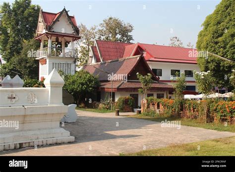 Buddhist Temple Wat Phra Kaew Don Tao In Lampang In Thailand Stock