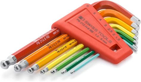 Pb Swiss Tools Pb H Rb Ballend Hex Key Set Rainbow Yaxa Colombia