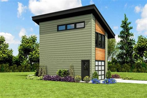 Versatile Carriage House Plan With Vaulted Studio Apartment 69702AM