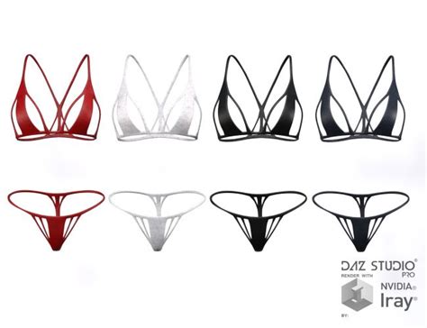 Trident Bikini For Genesis Female And Genesis Female D Models