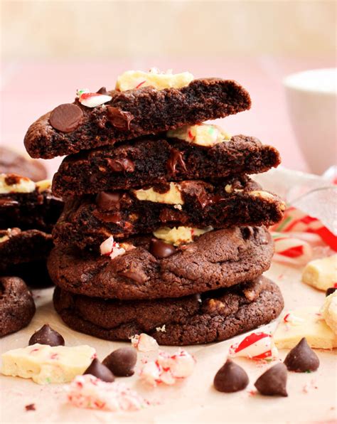 Mocha Peppermint Chocolate Cookies Scientifically Sweet