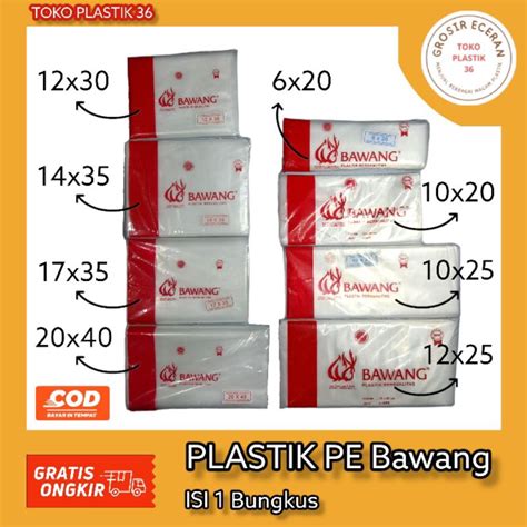 Jual TokoPlastik36 Plastik PE Bawang Plastik ES Plastik Kulkas