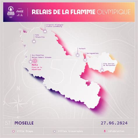 Date parcours et étapes de la flamme olympique en Moselle JO 2024 de