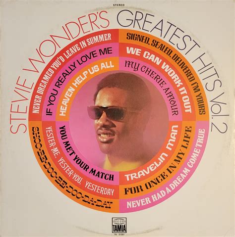 Stevie Wonder Stevie Wonders Greatest Hits Vol 2 Goatless