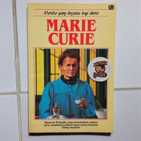 Jual Buku Mereka Yang Berjasa Bagi Dunia Marie Curie Jakarta