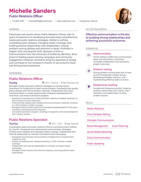 3 Public Relations Officer Resume Examples And How To Guide For 2024