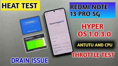 Redmi Note Pro G Hyper Os Antutu Score And Cpu Throttle