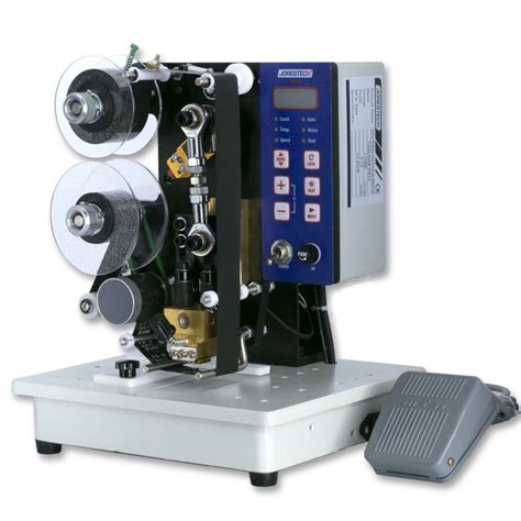 Hot stamping para codificación precisa y duradera