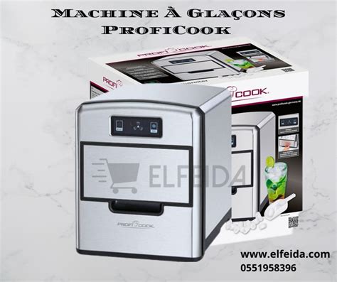 Machine à glaçons ProfiCook avec panneau de commande tactile réf PC-EWB ...