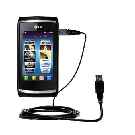 Classic Straight USB Cable Suitable For The LG GC Viewty Smart With Power Hot Sync And Charge