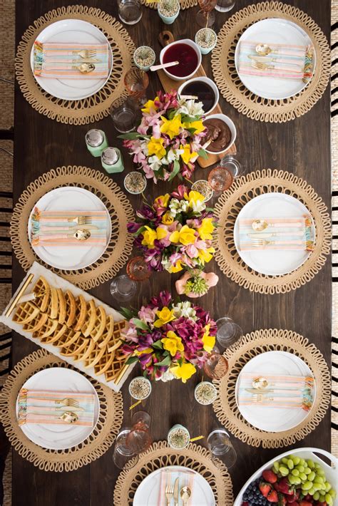 Table Setting Brunch Setup Ideas - macacosmelhorados