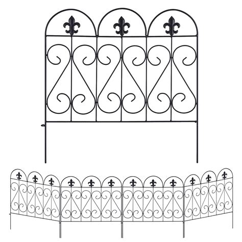 Buy Mixxidea Metal Garden Fence Border Decorative Garden Fencing