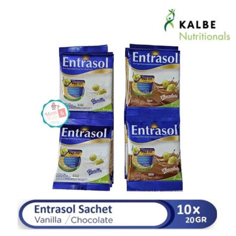 Entrasol Gold Sachet Renceng Vanila Coklat X G Lazada Indonesia