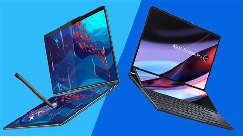 Lenovo Yoga Book 9i Vs Asus Zenbook Pro 14 Duo Oled Battle Of The Dual Displays Techradar