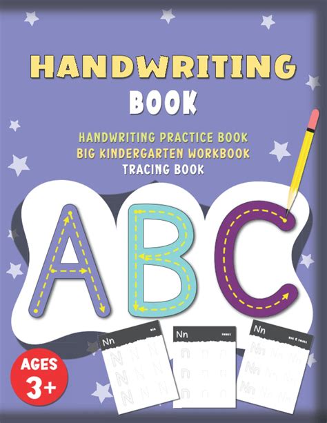 handwriting book handwriting practice book big kindergarten workbook