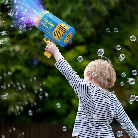 SVNVIOZ Ametralladora de burbujas para niños máquina de burbujas de