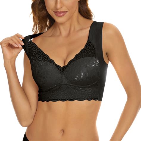 Dondpo Plus Size Lingerie Bras For Women Lace Bra Plus Size Bra Women Bralette Crop Top Sexy