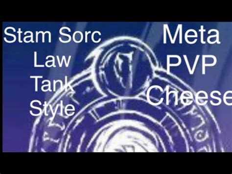 ESO Stam Sorc Meta Tank Build PVP YouTube