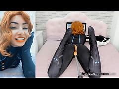Black Widow Loves Your Cock In Her Pussy Big Toy On A Sex Machine Cosplay Girl Hd Xxx