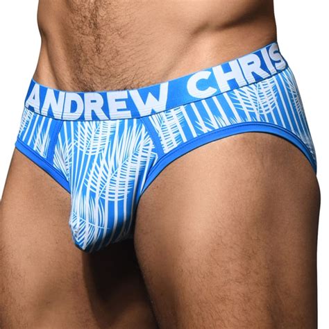 Andrew Christian Slip Almost Naked Holiday Bleu INDERWEAR