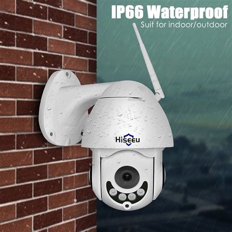 MegaMean Hiseeu 1080P Wireless PTZ IP Camera Outdoor Two Way Audio